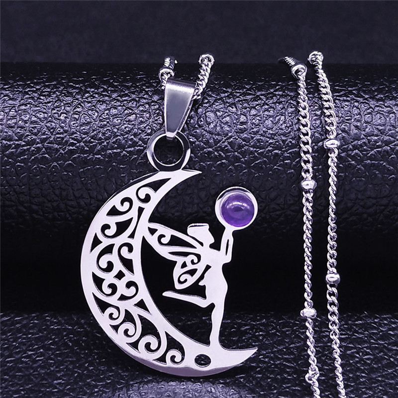 Simple Fashion Girly Style Stainless Steel Necklace