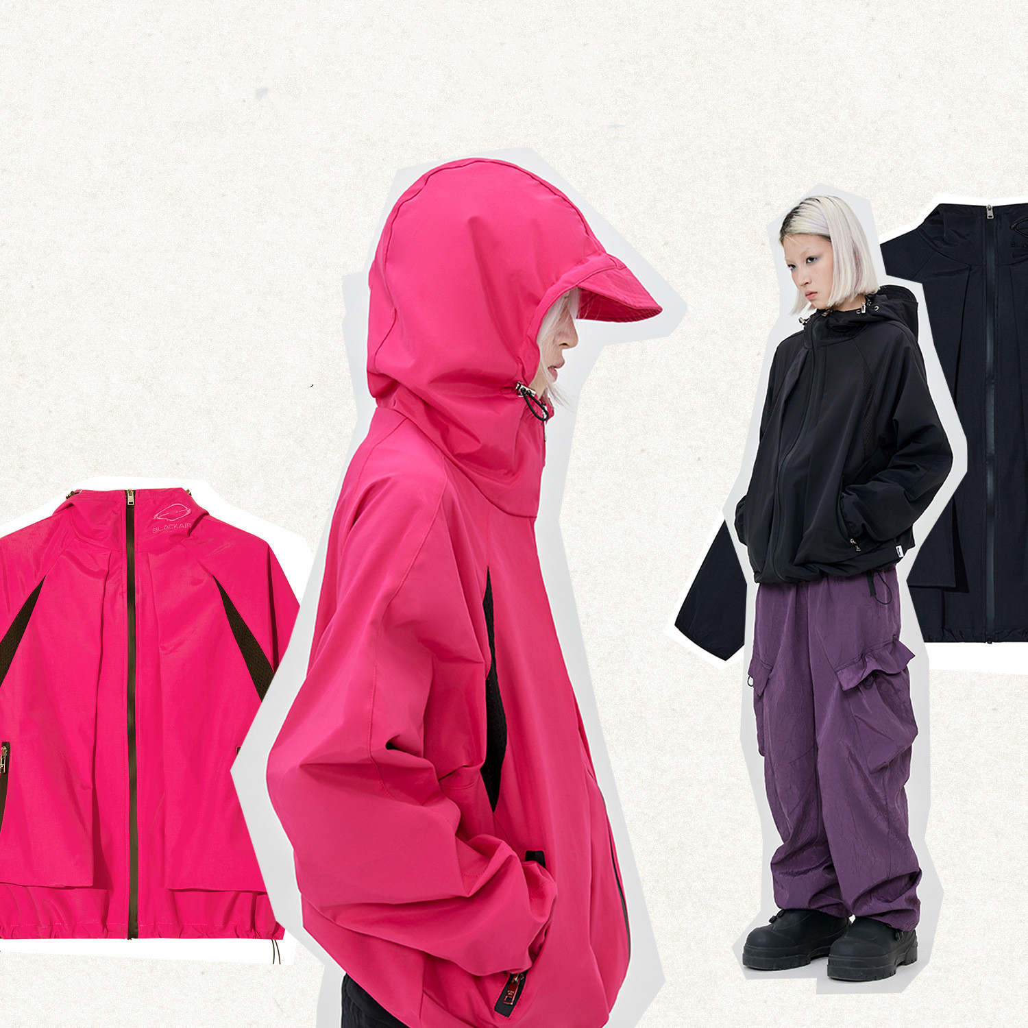 Men's Sports Windproof And Waterproof Hooded Jacket