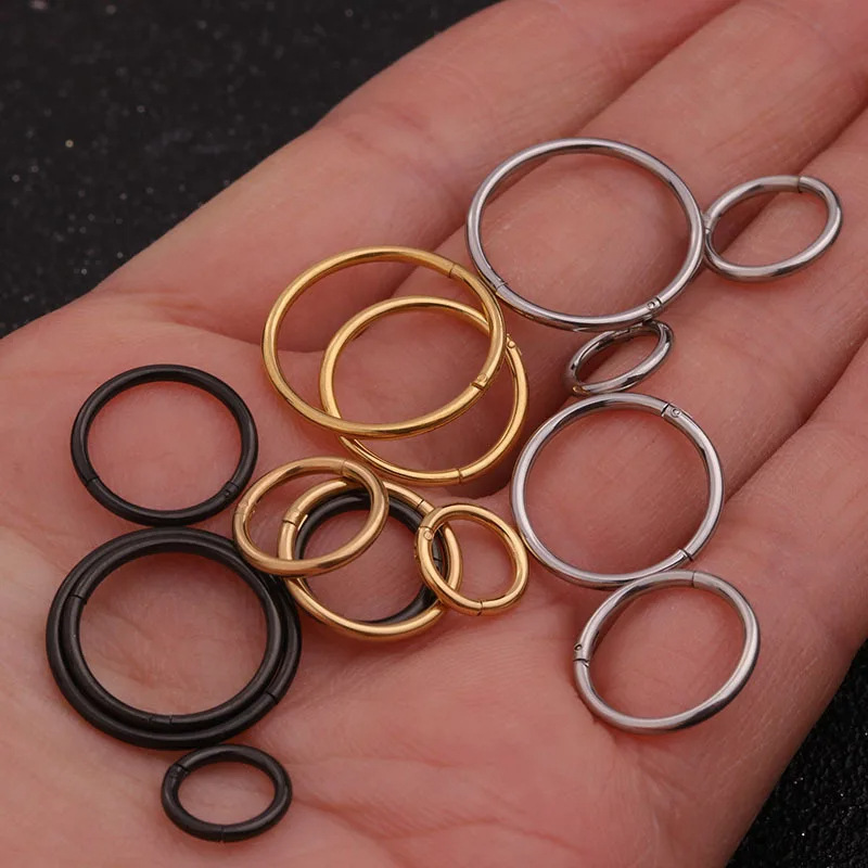 Stainless Steel Studs Closed Earrings