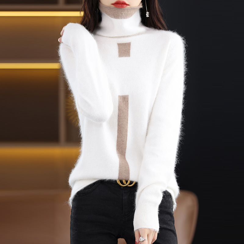 Fashion Slim Bottoming Women's Cashmere Sweater