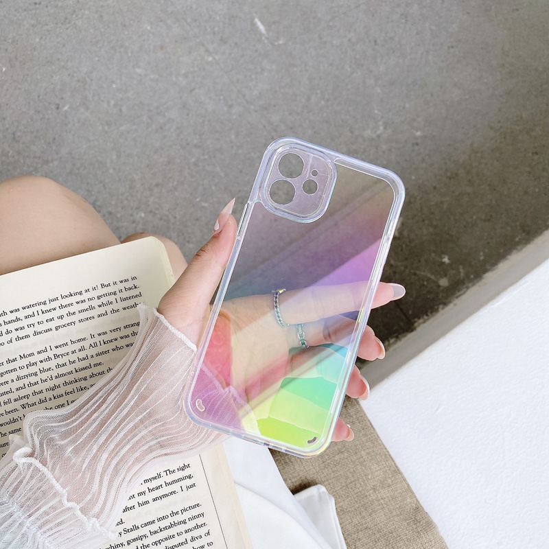 Two-in-one Soft Edge Color Plating Phone Case