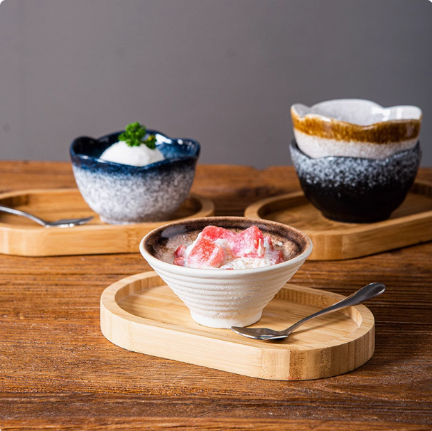 Afternoon Tea Bird's Nest Ice Cream Dessert Bowl
