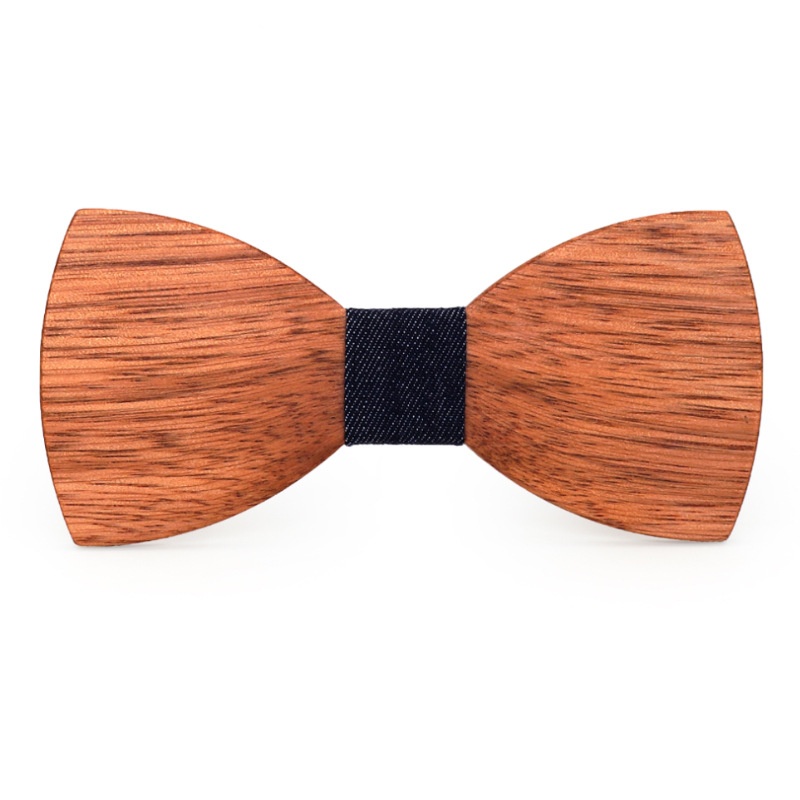 Men's Fashionable And Versatile Wood Bow Tie