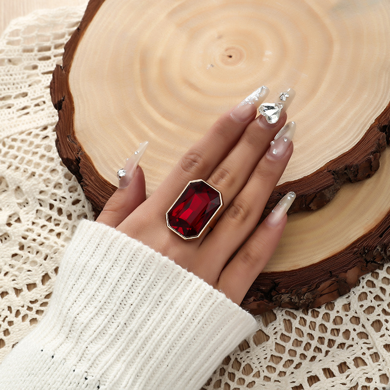 Women's Fashion Personality Ring, Creative Minimalist Square Ring, Suitable For Daily Wear, Gifting & Vacation