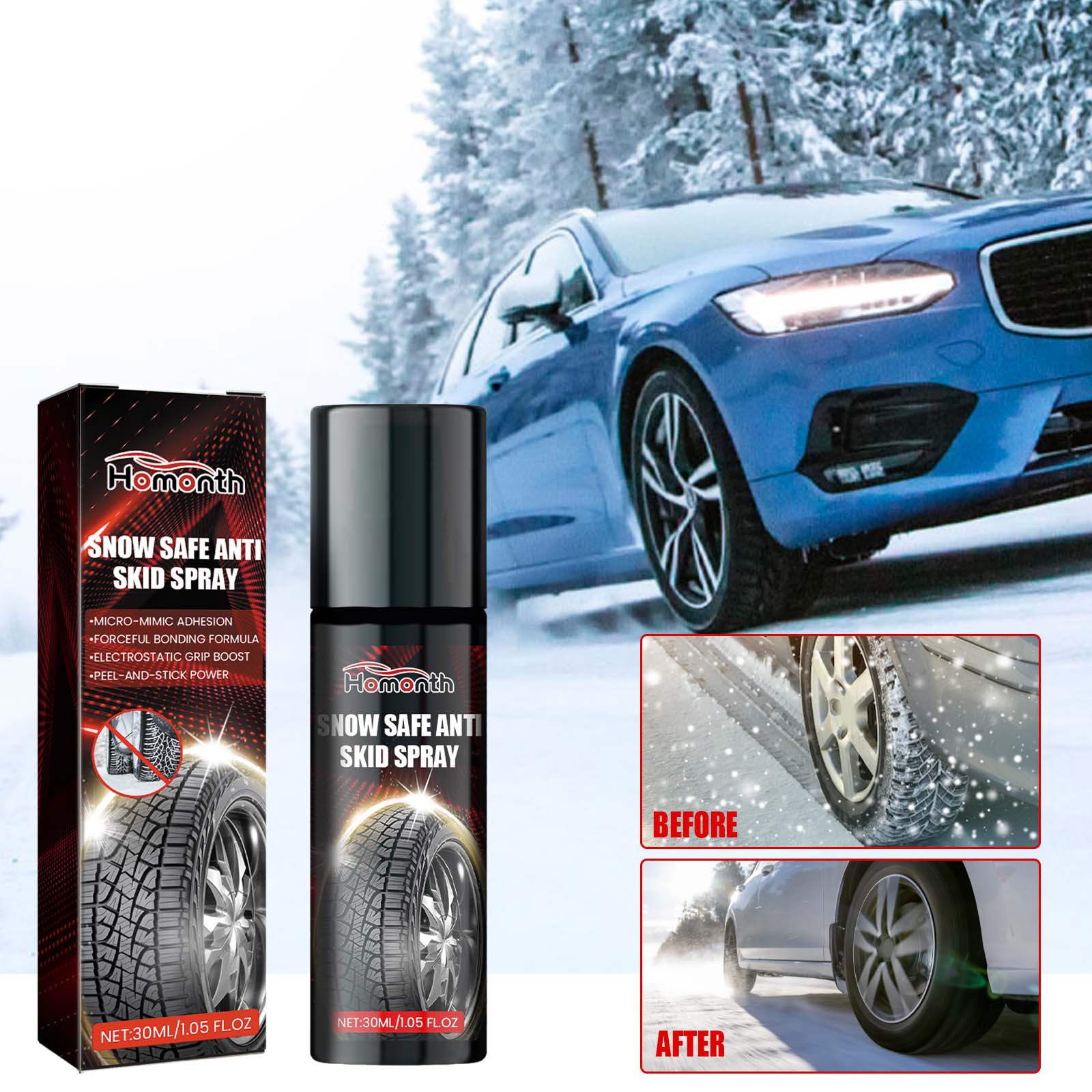 Car Tire Anti-skid Spray Maintenance