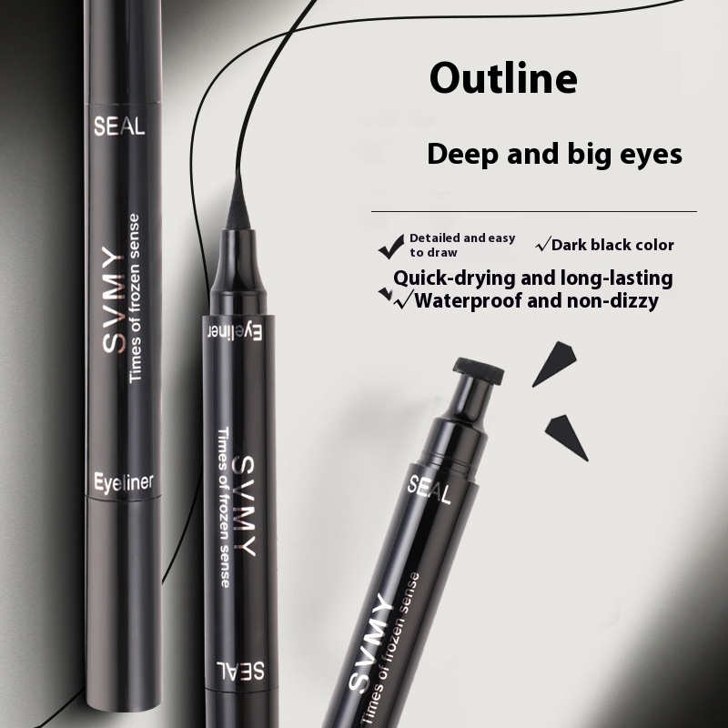 SVMY Double-headed Seal Eyeliner Waterproof Sweat-proof Long-lasting Quick-drying