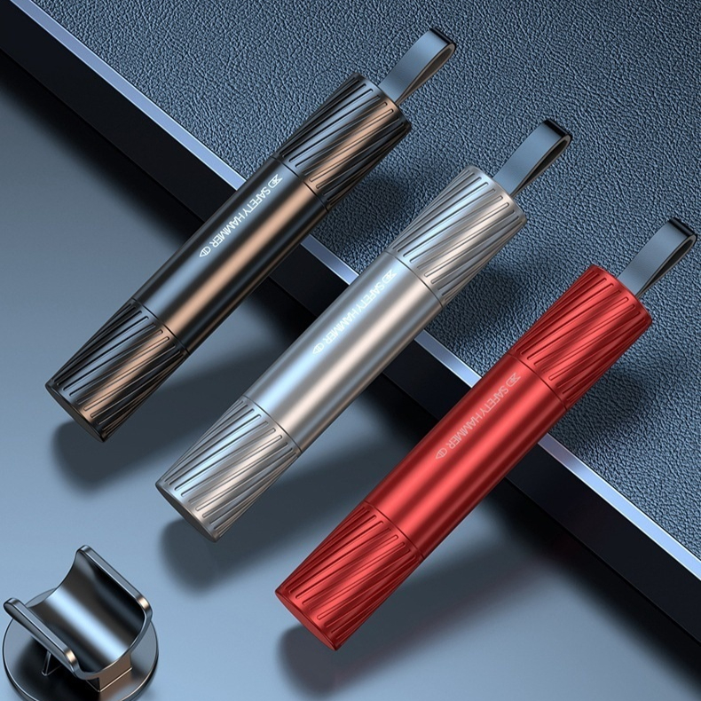 Car Life-saving Safety Hammer Cutting Knife Multi-function Pressing Pin Type