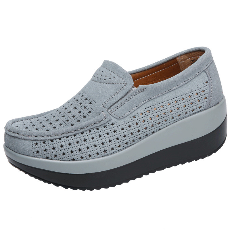 Hollow Breathable Rocking Shoes Casual Large Size Hole Shoes