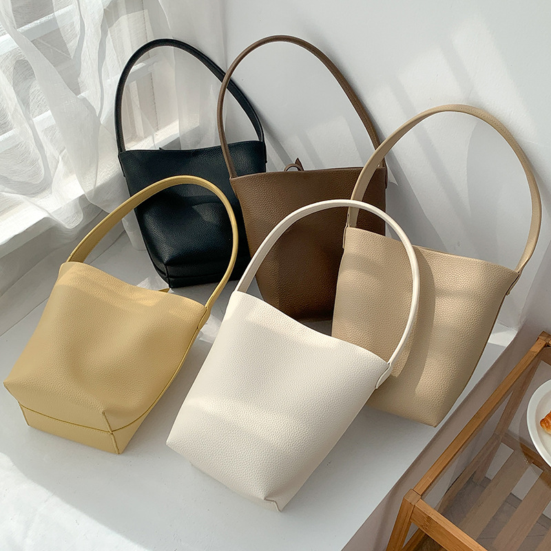 Single Shoulder Round Bag Women's Large Capacity Simple