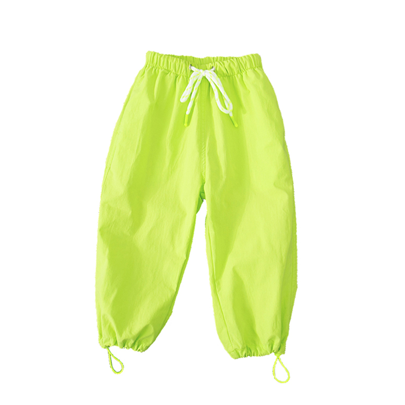 Childrens Pants Boys Spring and Autumn Loose Wide-Leg PantsGirlsTrousersKorean Style Sports PantsLarge Childrens Casual PantsG