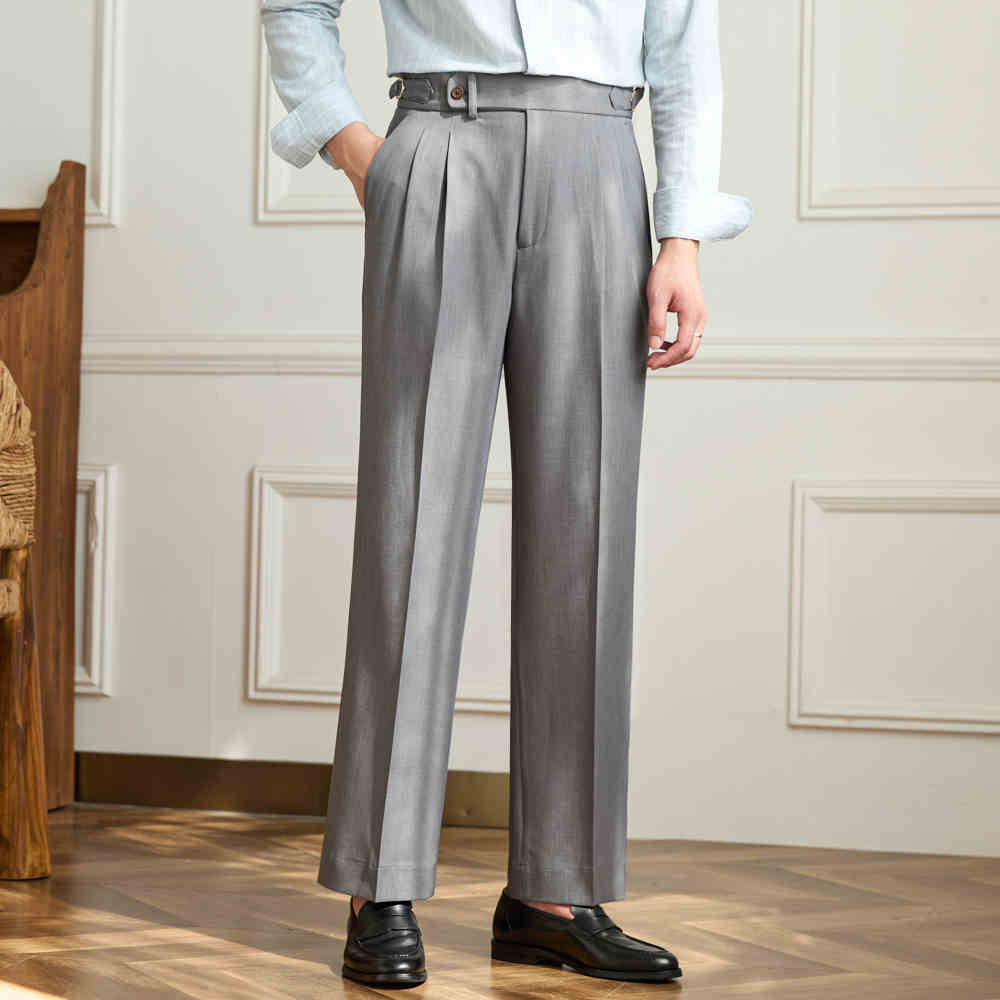 Wide-leg Casual Pants Breathable Non-ironing High Waist Loose Trousers