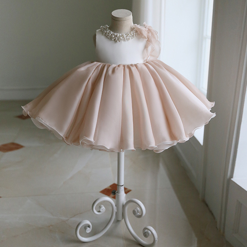 Children's Little Master Fluffy Pearl Princess Dress Female