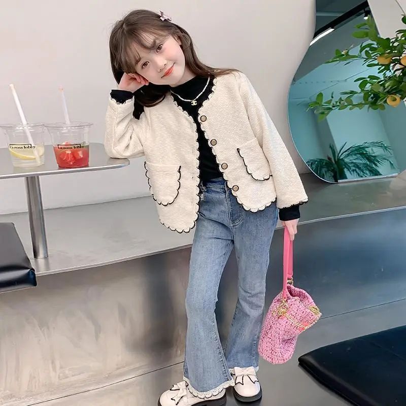 New Weastern Style And Chanel's Style Girls' Coat