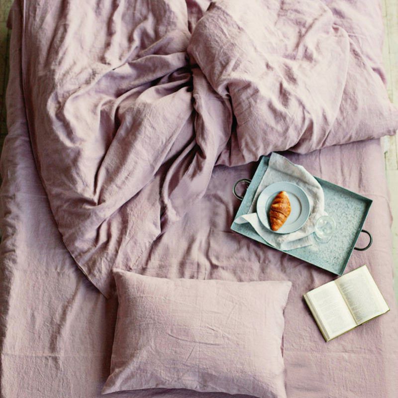 Pure Linen Bed Sheet One-piece Antibacterial Sweat Absorption