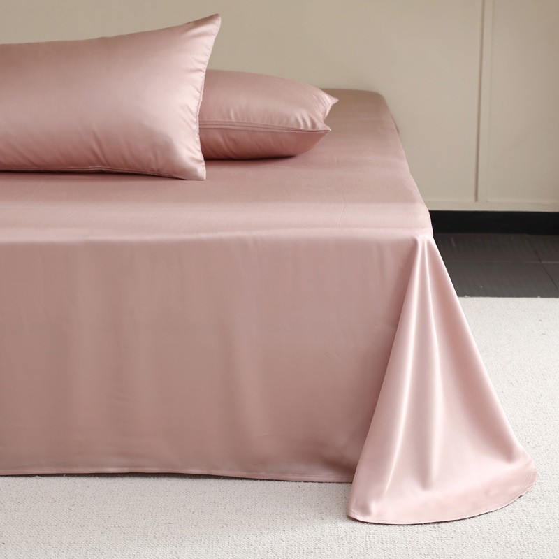 Tencel Single Monofilament Soft Single Bed Double Rounded Quilt Sheet