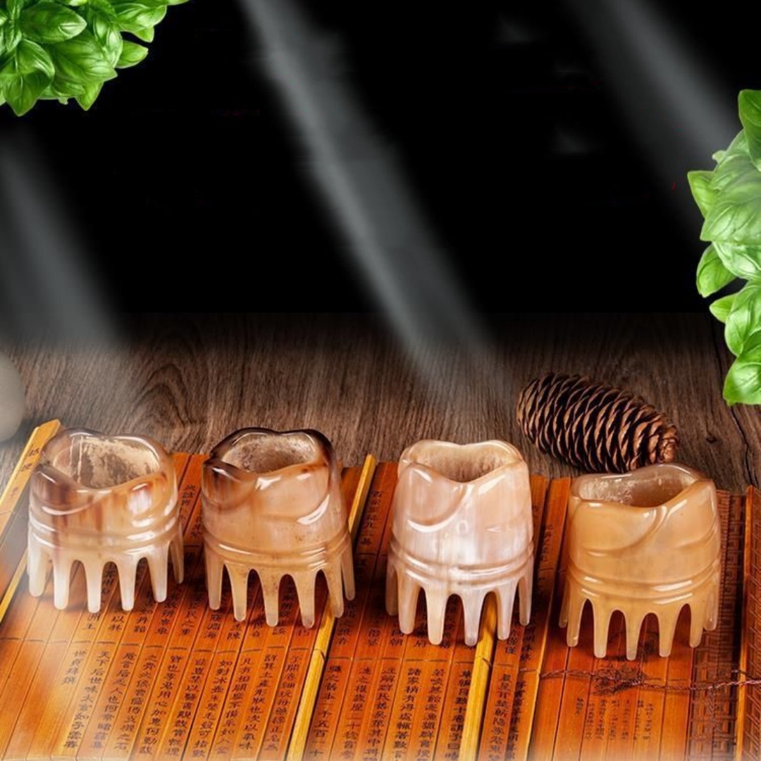 Female Head Meridian Massage Horn Comb