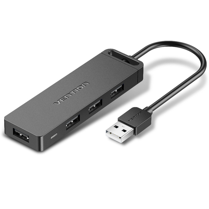 سلسلة Chm من USB2.0 إلى USB2.0X4 ومصدر طاقة Micro USB أسود 0.5 متر