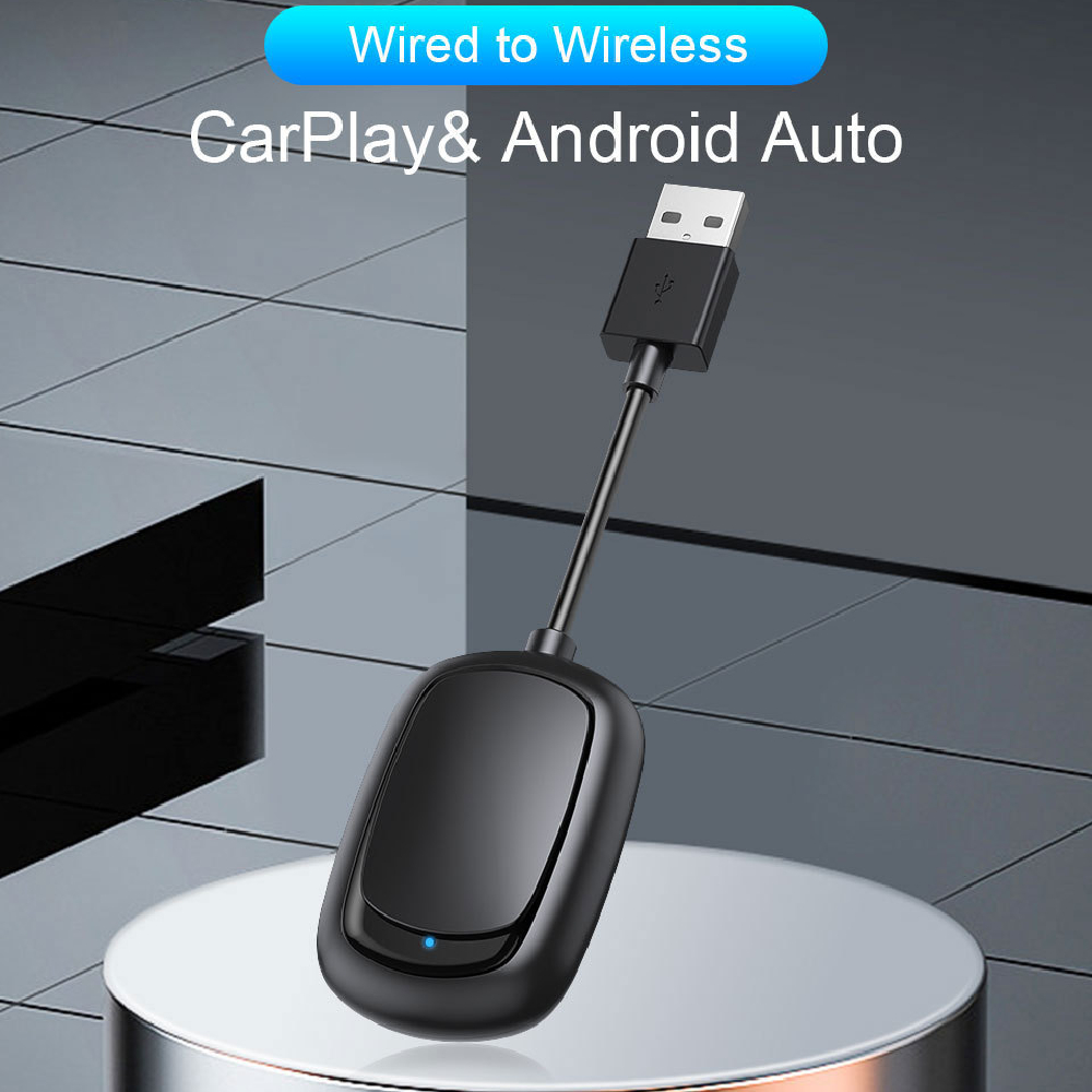 صندوق توصيل السيارة اللاسلكي CarPlay اللاسلكي المتقاطع اثنين في واحد